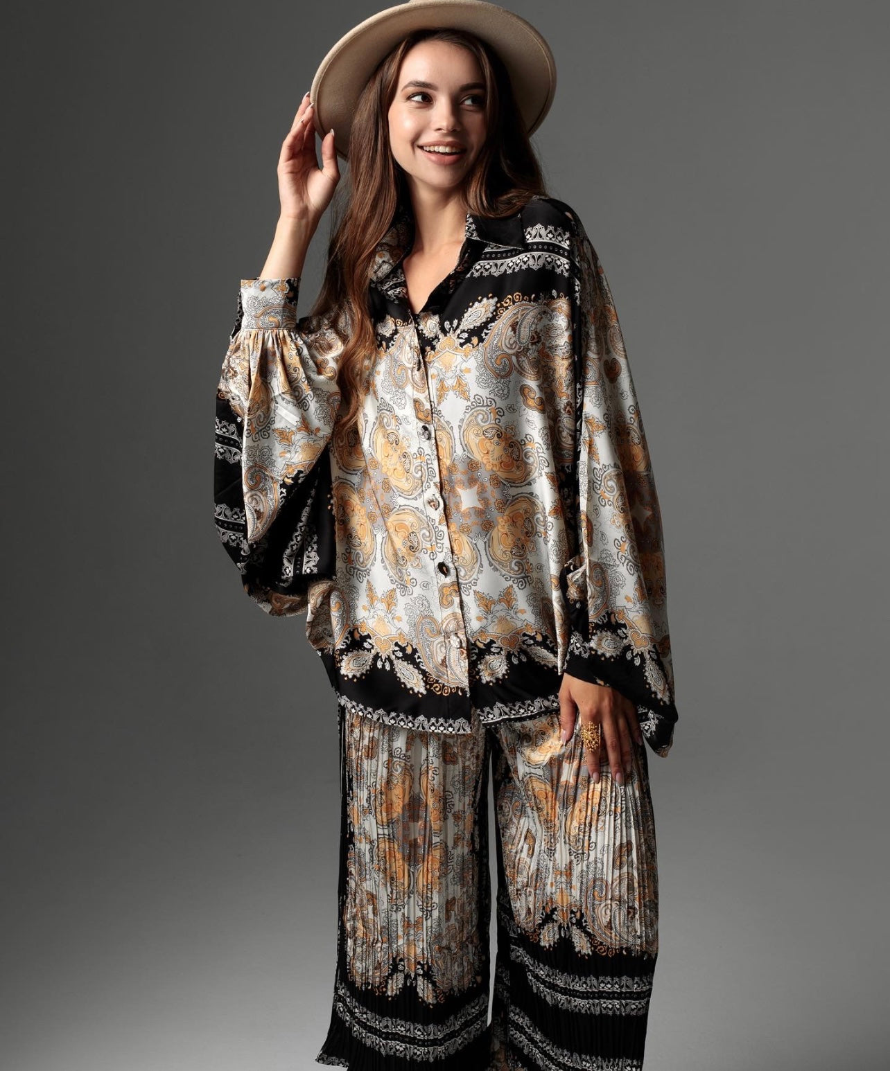 2-piece set "Etro print"
