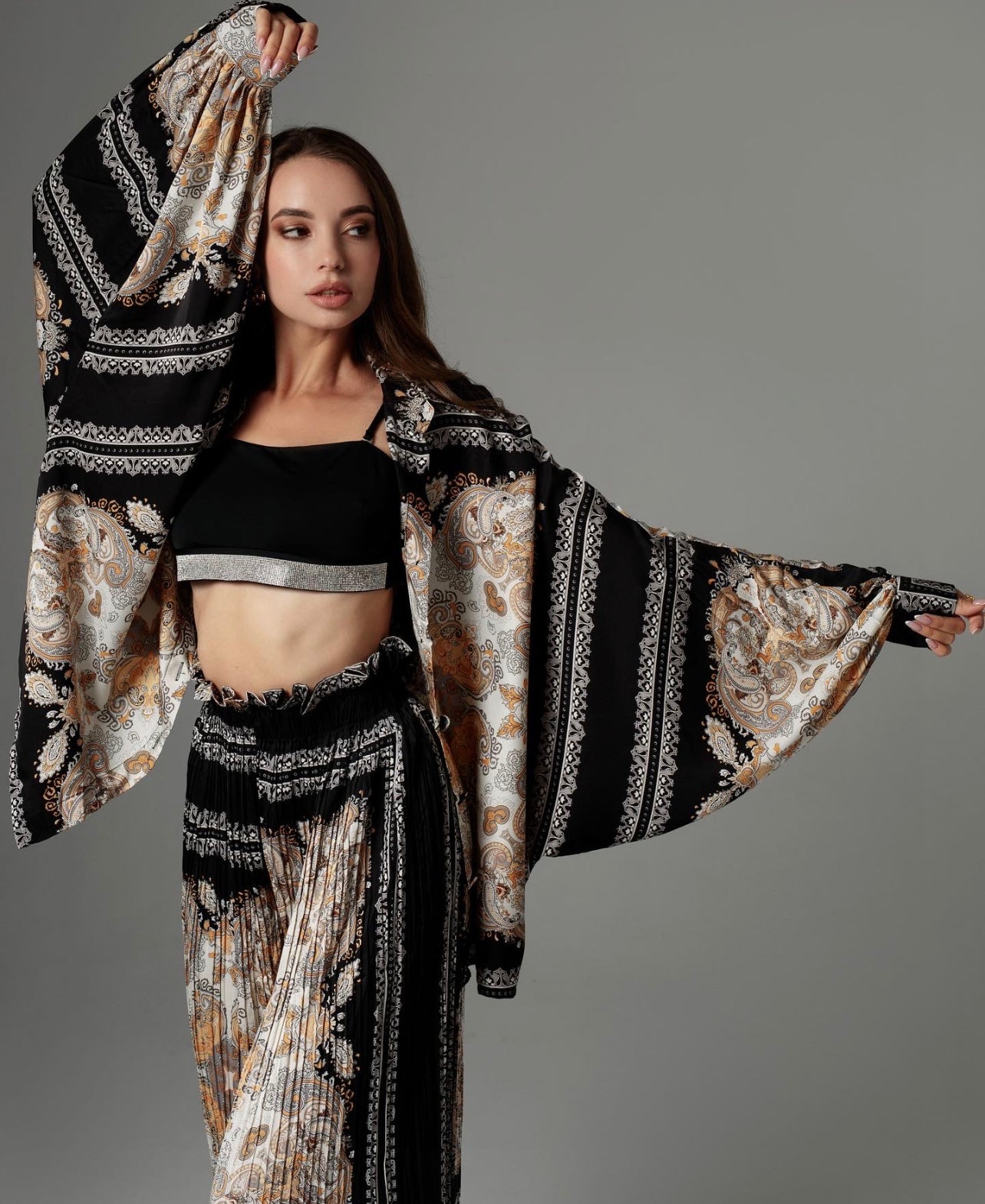 2-piece set "Etro print"
