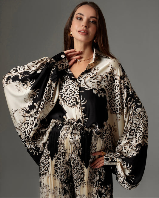 2-piece set "Cavalli flowers"