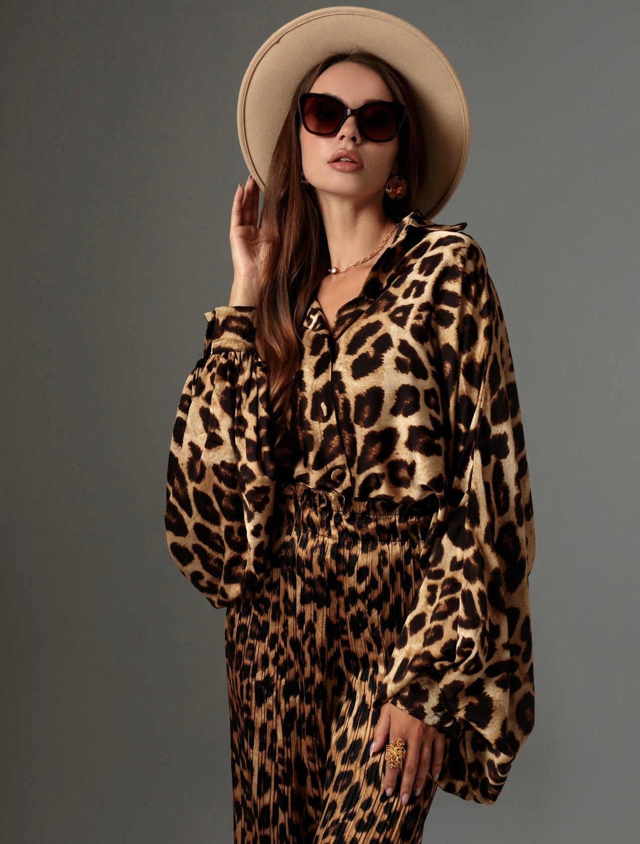 2-piece set "Dolce leopard"